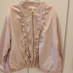 Pomona Kiss キッズ ジャケット 140 ピンク フリル