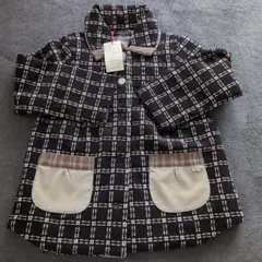 ズッカディズッカ 新品未使用 チェック柄コート サイズ130