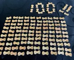 訳あり！ 100個以上まとめ売りオレンジキラキラパーツ