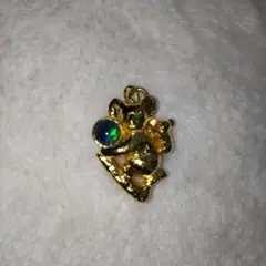 ゴールド コアラ チャーム オパール ペンダントトップ