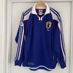 サッカー日本代表ユニフォーム　2001 アディダス製　長袖　コンフェデ杯