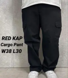 レッドキャップ　ブラックカーゴパンツ　チノパン　ワークパンツ　W38 L30