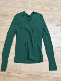 UNIQLO グリーン カーディガン XL