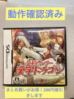 レアソフト　必殺カンフー 漢字ドラゴン DS サクセス　バカゲー
