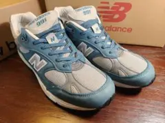 New Balance M991BSG グレー/ブルー 27.0cm