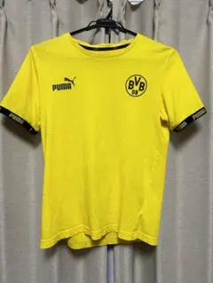 PUMA BVB 09 Tシャツ イエロー DORTMUND Mサイズ