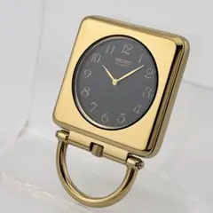 セイコー エムブレム HW482G QZ ヴィンテージ ゴールド 置時計 セイコー エムブレム HW482G QZ ヴィンテージ ゴールド 置時計