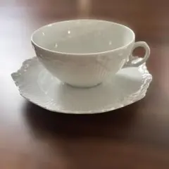 フランス サルグミンヌ ディゴワン ショコラカップ&ソーサー花リム