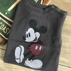 新品 6 ROKU ロク ミッキーTシャツキーリング 名古屋限定 グレー