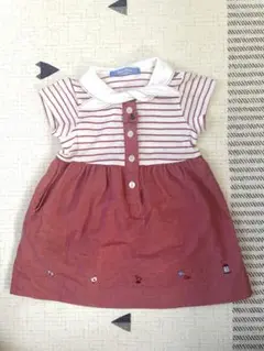 【新品未使用】familiar ストライプ セーラー襟 ワンピース 100 ストライプセーラーワンピース | outlet | axes femme online shop