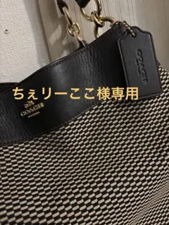 COACH 幾何学模様 ショルダーバッグ