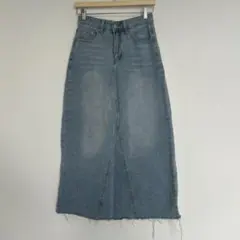 SHEIN Dasy デニムロングスカート スリット