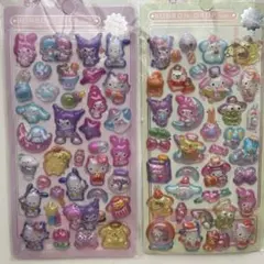ボンボンドロップ風 2枚セット シール帳 ポチャッコ サンリオ