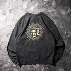 DISTRICT トレーナー　スウェット　HIGH FIVE グレー