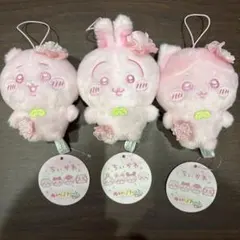 ちいかわ ぬいぱれっと ぬいぐるみマスコットさくらいろ 3種