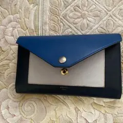 ✨トリコロール✨CELINE トリフォールド マルチファンクション ウォレット ✨トリコロール✨CELINE トリフォールド マルチファンクション
