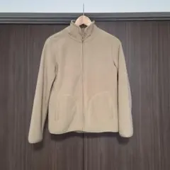 フリースジャケット ベージュ