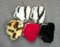 がま口 ミニポーチ 小銭入れ キーホルダー 平成