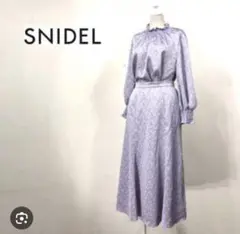 極美品スナイデル小花柄セットアップラベンダー