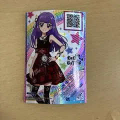 アイカツオンパレード フルコーデカード 氷上スミレ クロックチェックコーデ