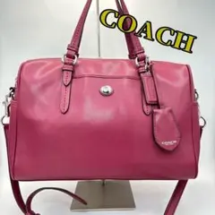 Coach Rhyder bag Satchel 2way Orange - メルカリ