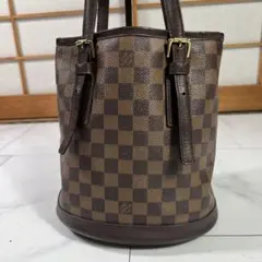 ルイヴィトン ダミエ マレ バケットPM トートバッグ ショルダー バケツ型のサムネイル