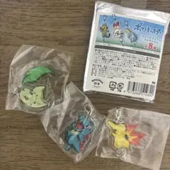 チコリータ ヒノアラシ ワニノコ ポケモン 限定 アクリルチャームコレクション