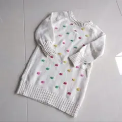 GAP　キッズ　ガールズ　ニット　ニットワンピース　100センチ