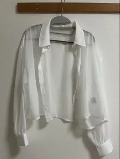 ショート丈シアーシャツ　C・O・L・Z・A Sサイズ