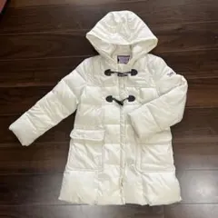 【レピピアルマリオ】ダウンコート フード付き 白　中綿 150 S