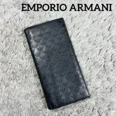 EMPORIO ARMANI エンポリオアルマーニ 長財布 総ロゴ柄 レザーのサムネイル