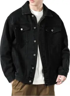 ブラックデニムジャケット Mサイズ GU UNIQLO H&M GAP