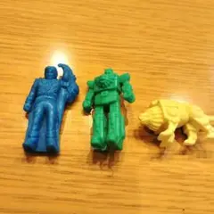 【希少品】3点セット 雪印ソーセージ 超獣戦隊ライブマン 消しゴム 食玩