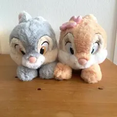 ディズニーランド　とんすけ&ミスバニー　ぬいぐるみのサムネイル