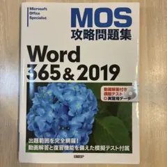 MOS攻略問題集Word 365&2019【付属DVD付き】のサムネイル