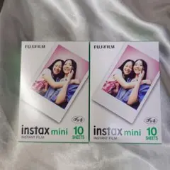FUJIFILM instax mini チェキ用フィルム 10枚×2箱
