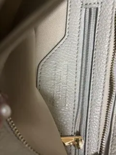 本革 グレー ショルダーバッグ Genuine Leather