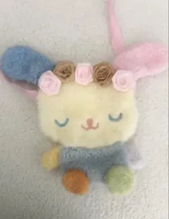 ガチャガチャ　ウサハナ　ぬいぐるみポシェット　花冠