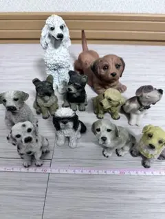 犬の置物 11体セット
