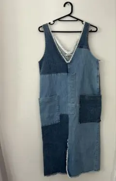 ベイフロー　デニムパッチワークワンピース　サイズ2 美品