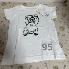 未使用 SM2 Lagom tシャツ 95cm クマ ホワイト 半袖 キッズ
