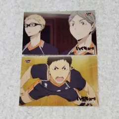 ハイキュー!! ジャンショ フェア 特典 ステッカー 月島 菅原 澤村