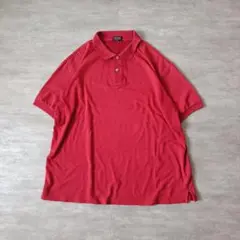 vintage ポロシャツ XL オーバーサイズ 赤 ノームコア シティーボーイのサムネイル