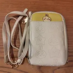 ちいかわ スマホショルダーバッグ　うさぎ　きいろ　しまむら