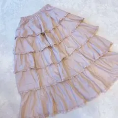 WONDERFUL ワンダフルワールド ピンクハウス ティアード スカート