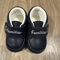 【familiar】ネイビー ベビーシューズ 12cm