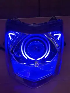 パープルシグナスX 3型 デビルアイ 社外ヘッドライト LED se44j1yp