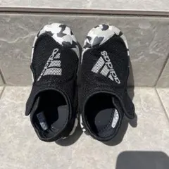 adidas メッシュサンダル 黒/迷彩