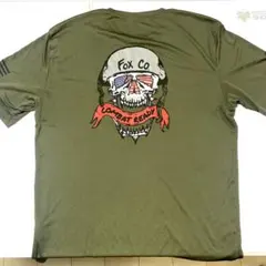 Sport-Tek Fox Co. ミリタリー Tシャツ スカル 星条旗 L