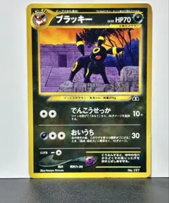 極上美品】ブラッキー 旧裏 プレミアムファイル2 ☆neo 遺跡をこえて